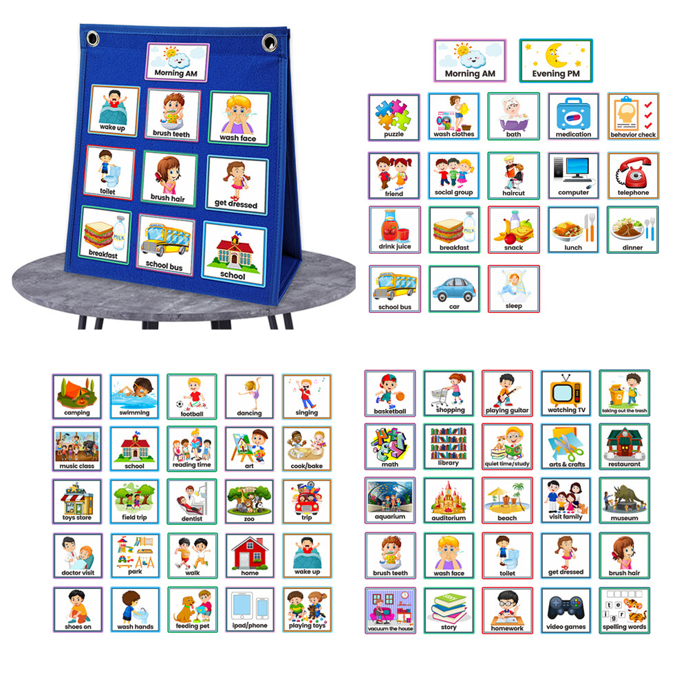 Kids Education Charts - Nova chegada dupla face auto-pé dobrável