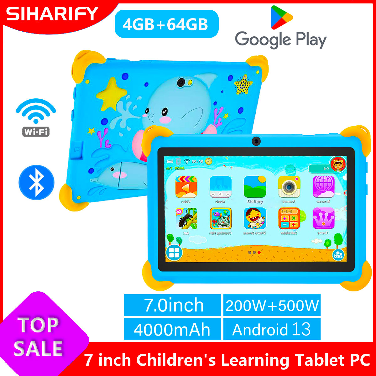 Kids Education Tablet - Tablet Infantil de 7 Polegadas 5G