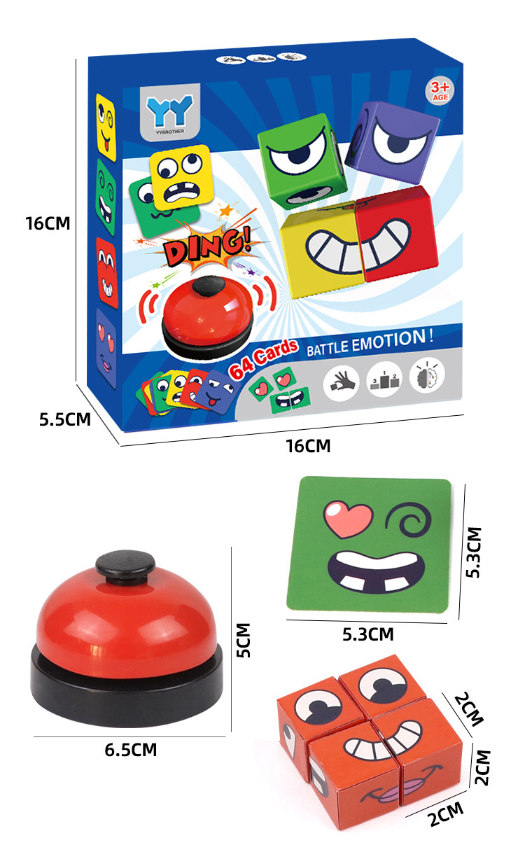 Kids Education Bell - Jogo de Cubo Mágico de Mudança