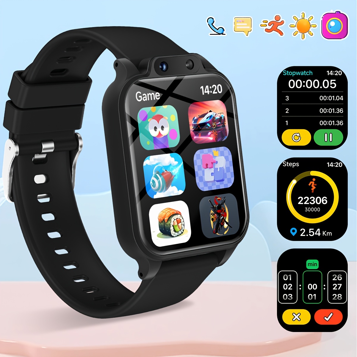 Kids Educational Watch - Relógio Inteligente para Jovens com 18