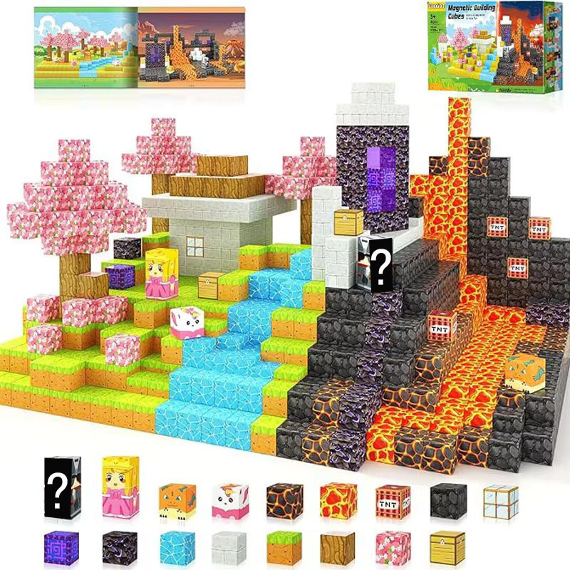 Kids Education World - Blocos Magnéticos de Construção Mundo da