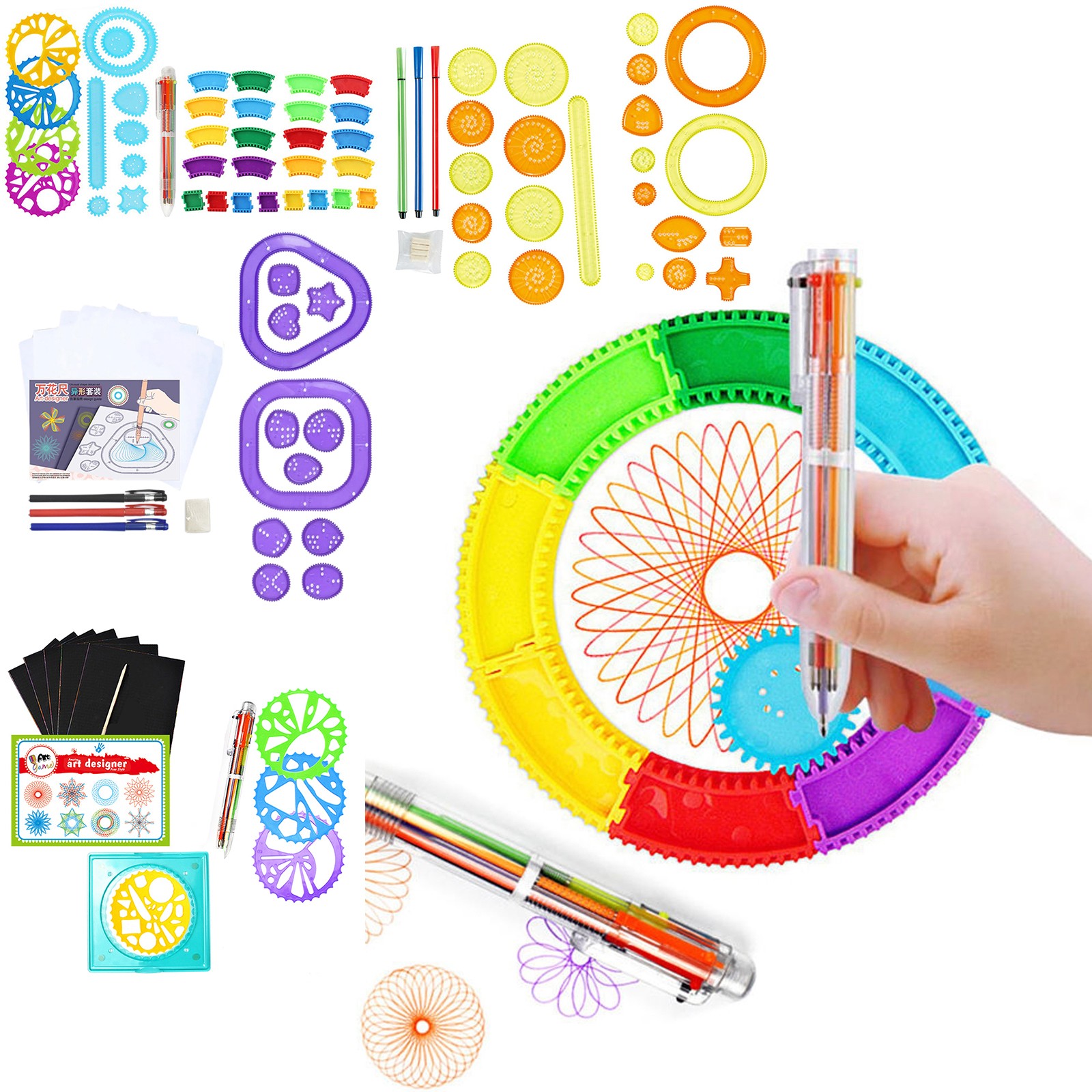 Conjunto de Spirografos Colori - Kids Education Gift avaliação e preço