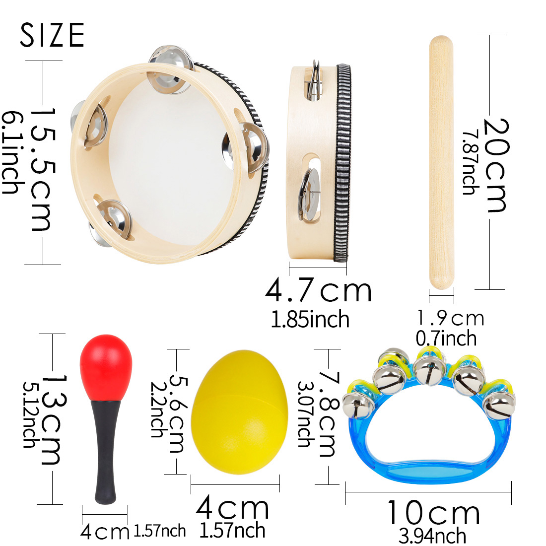 Conjunto de Percussão Orff par - Kids Education Bell avaliação e preço