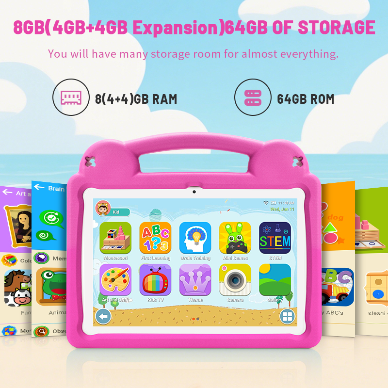 Tablet Infantil ANRY de 10 Pol - Kids Education Software For Pc avaliação e preço