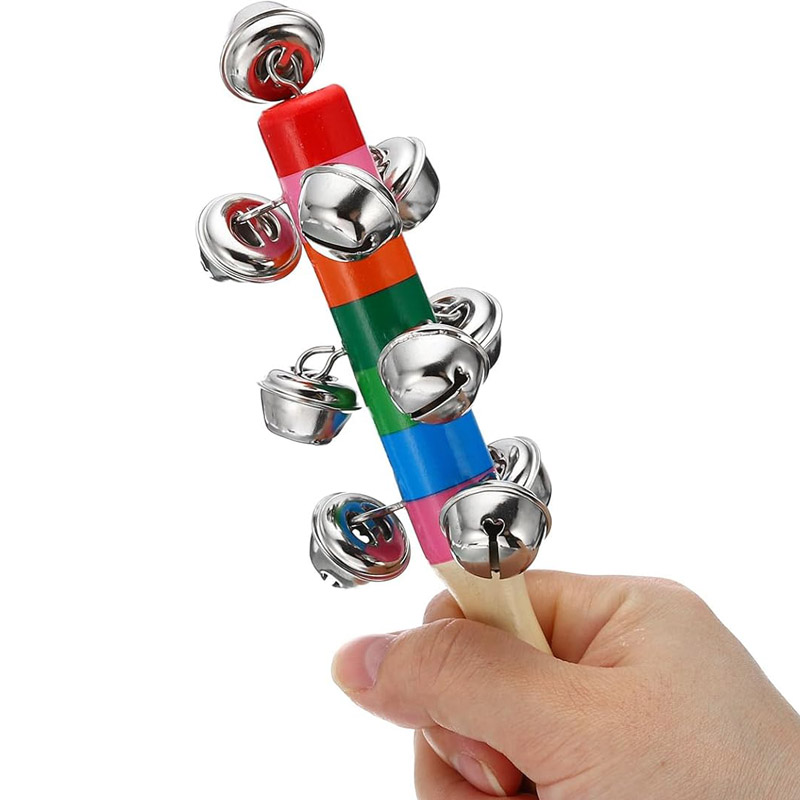 5 pçs de madeira jingle mão si - Kids Education Bell avaliação e preço