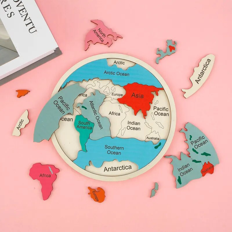 Quebra-Cabeça de Mapa Mundial  - Puzzle Map World avaliação e preço
