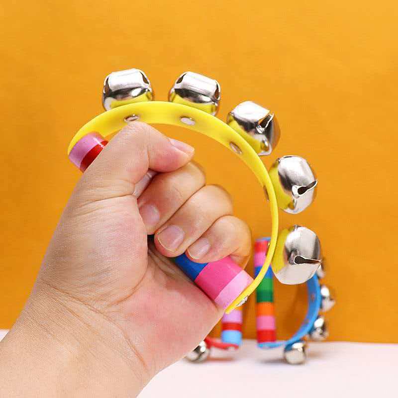 Sinos de Mão Arco-Íris com Cab - Kids Education Bell avaliação e preço