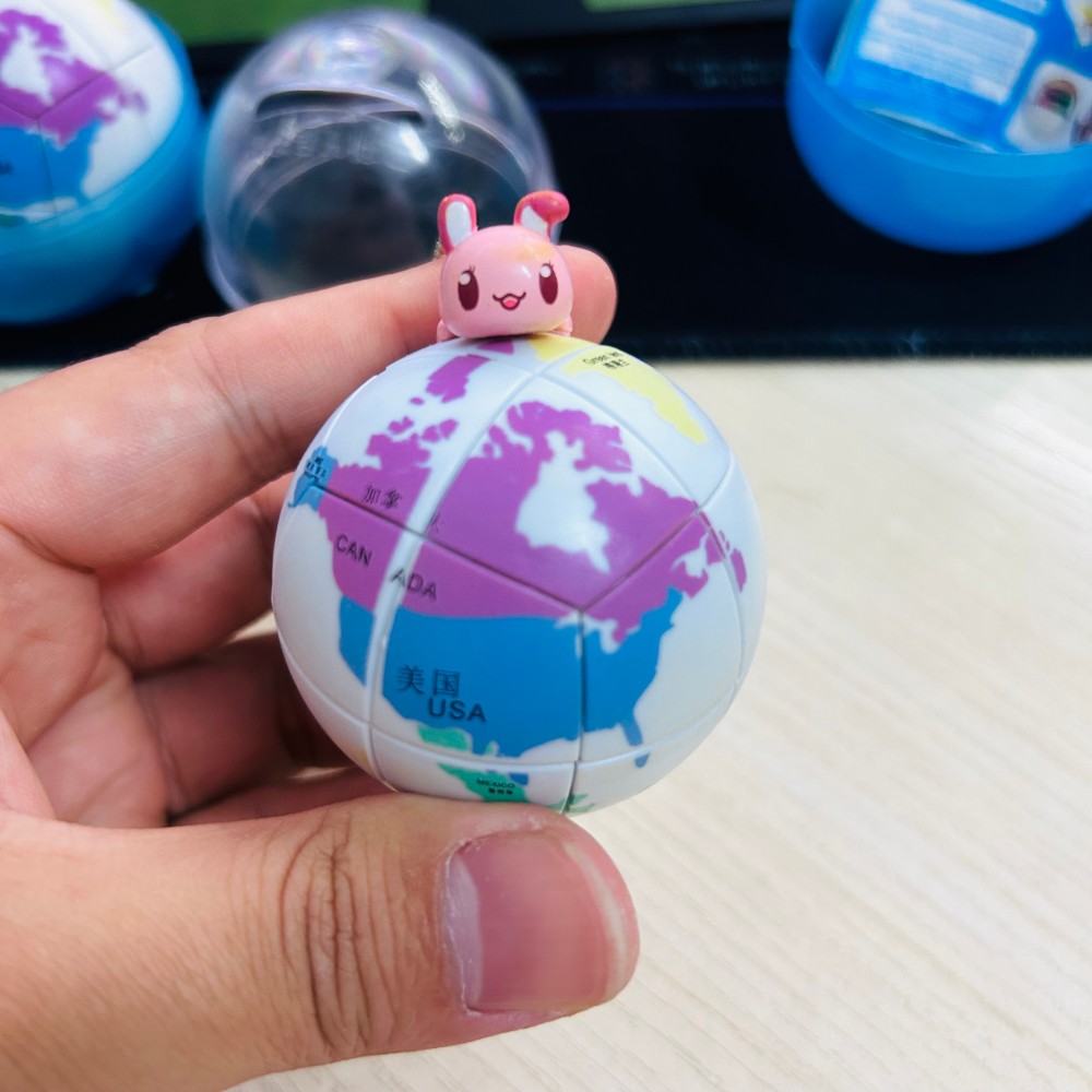 2006 Earth World Map 2x2 Ball  - Puzzle Map World avaliação e preço