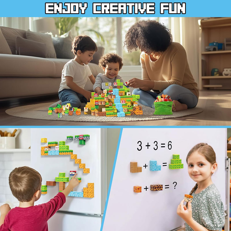 Blocos de construção magnético - Kids Education World avaliação e preço