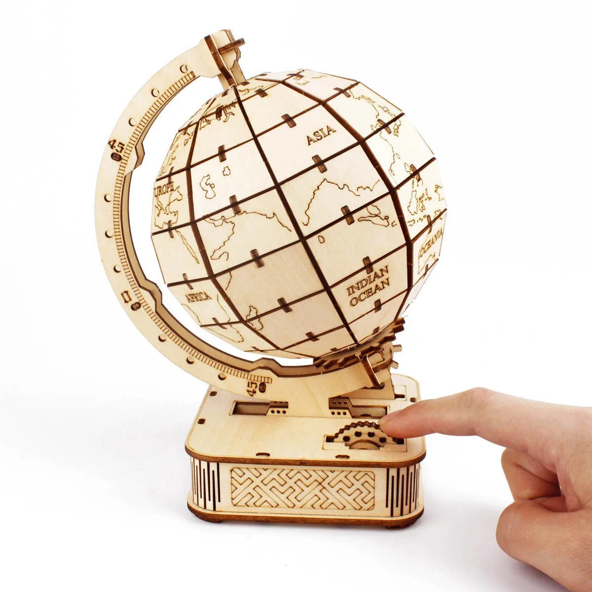 3d globo de madeira quebra-cab - Puzzle Map World avaliação e preço