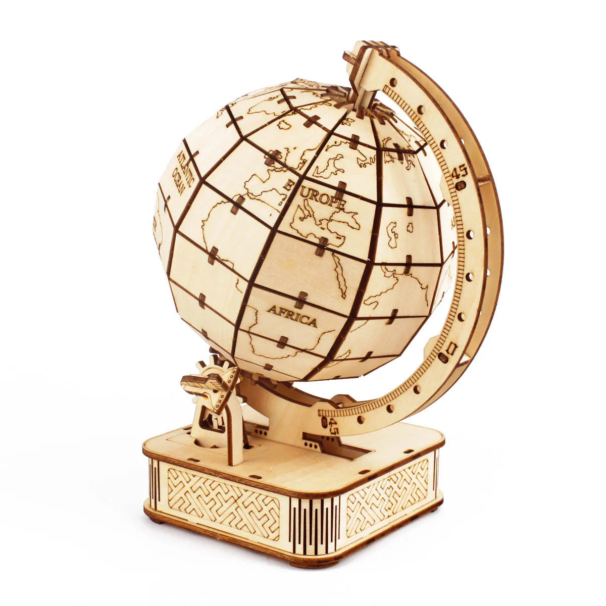 3d globo de madeira quebra-cab - Puzzle Map World avaliação e preço