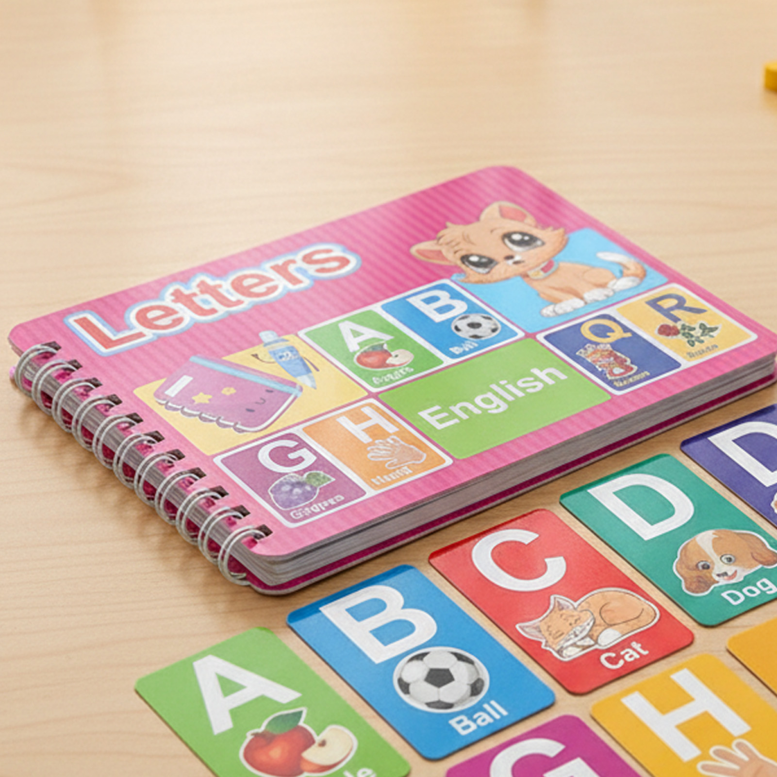 Cartões Cognitivos para Educaç - Kids Education Alphabet Numbers avaliação e preço