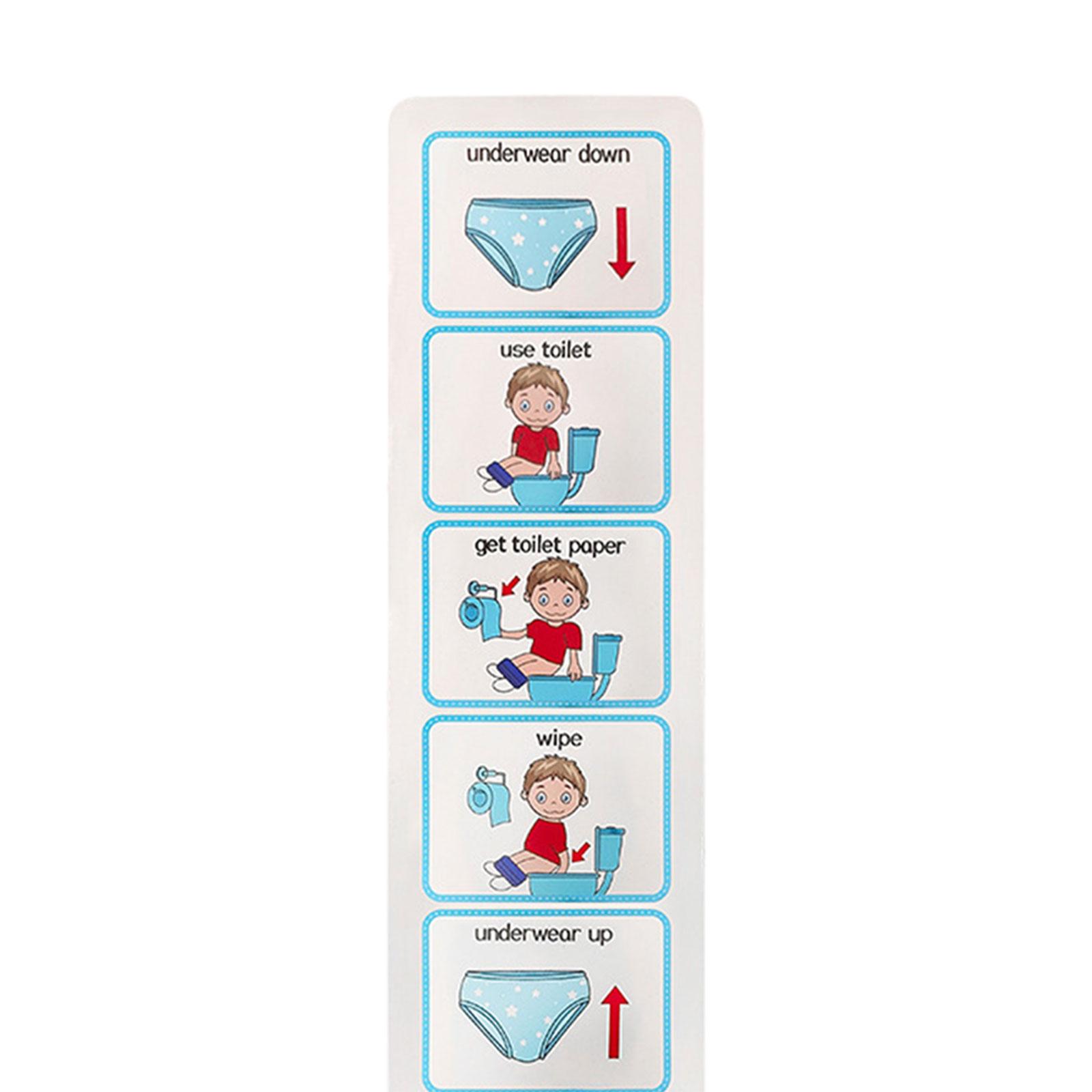 Gráfico de Vaso Sanitário para - Kids Education Charts avaliação e preço