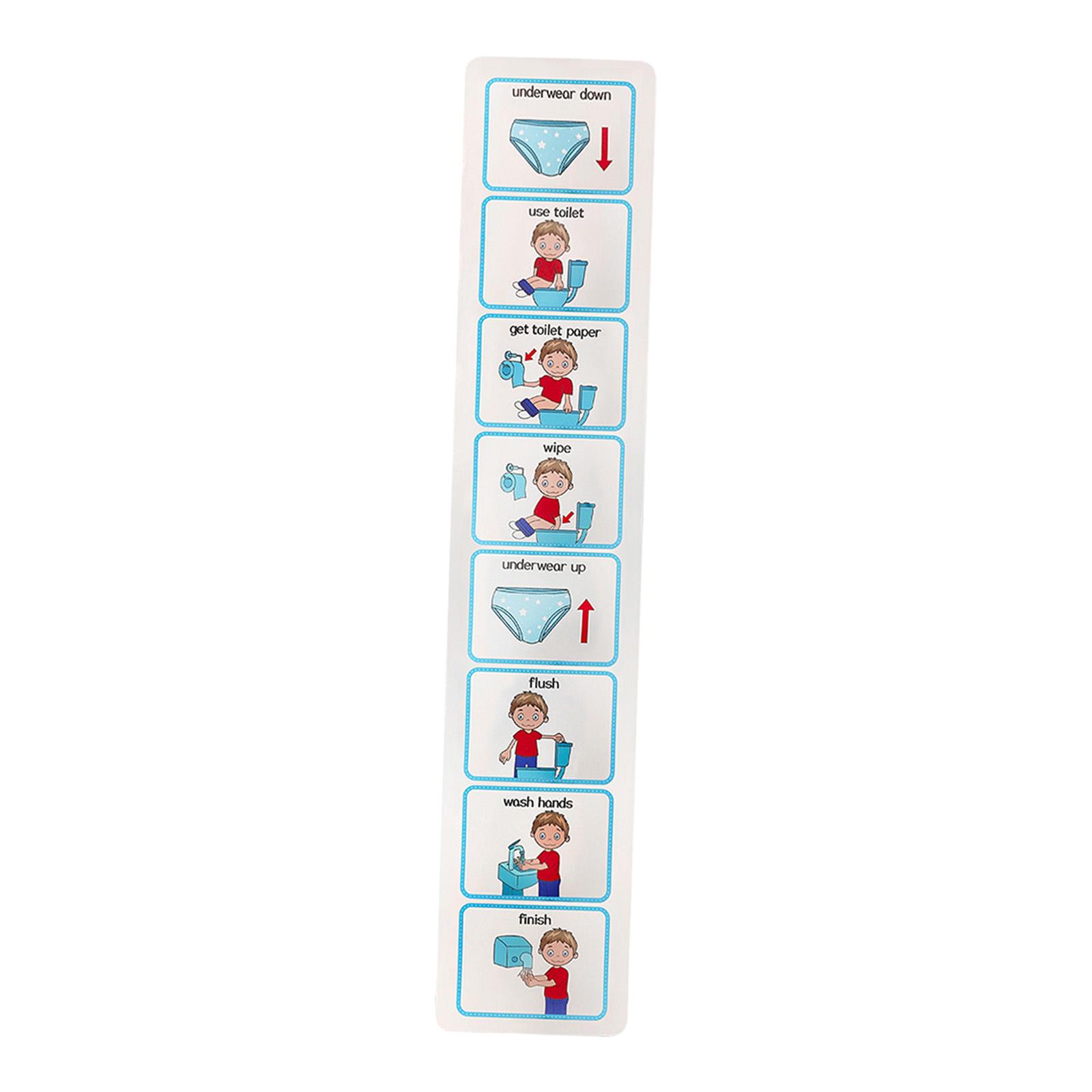 Gráfico de Vaso Sanitário para - Kids Education Charts avaliação e preço