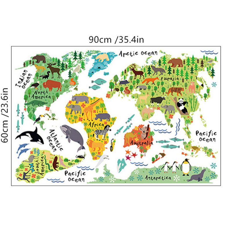 Adesivos de Parede de Vinil Ma - Puzzle Map World avaliação e preço