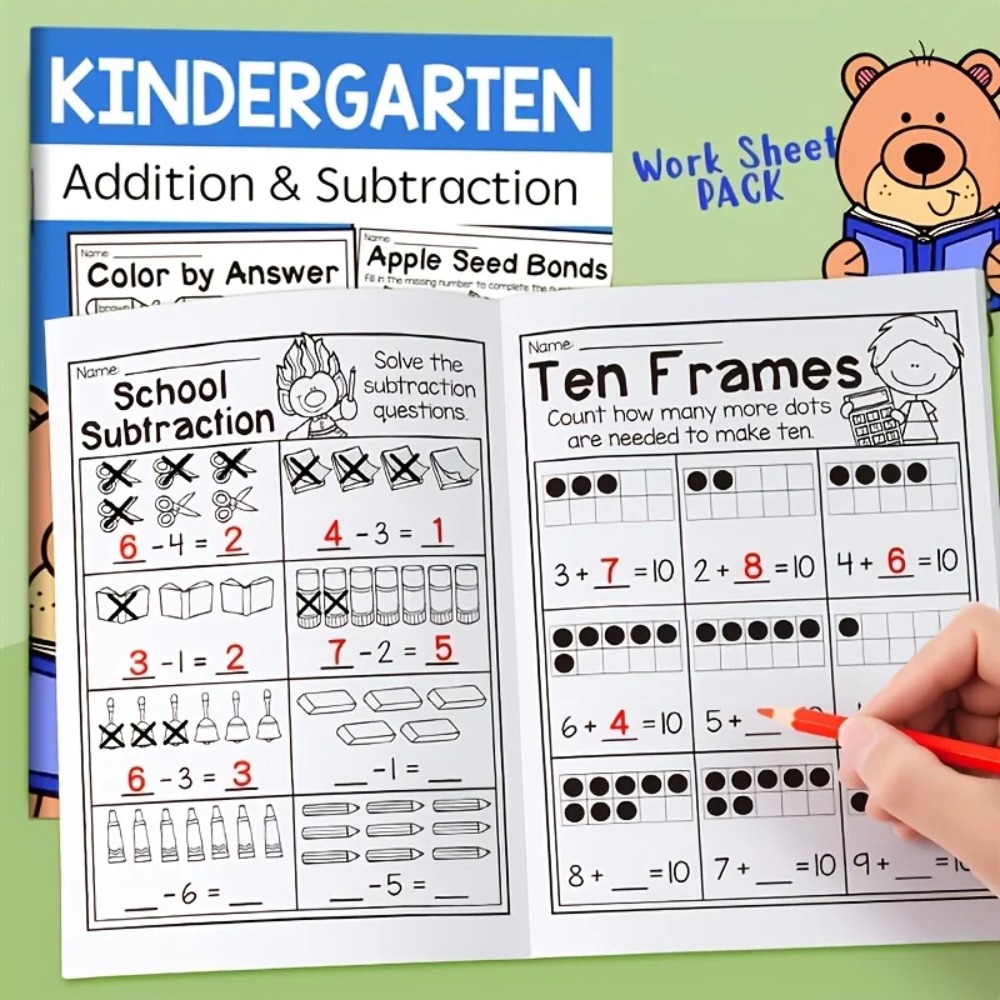 Livro de exercícios de matemát - Kids Education Worksheet avaliação e preço
