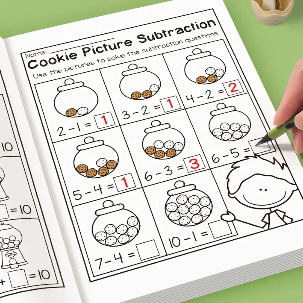 Livro de exercícios de matemát - Kids Education Worksheet avaliação e preço