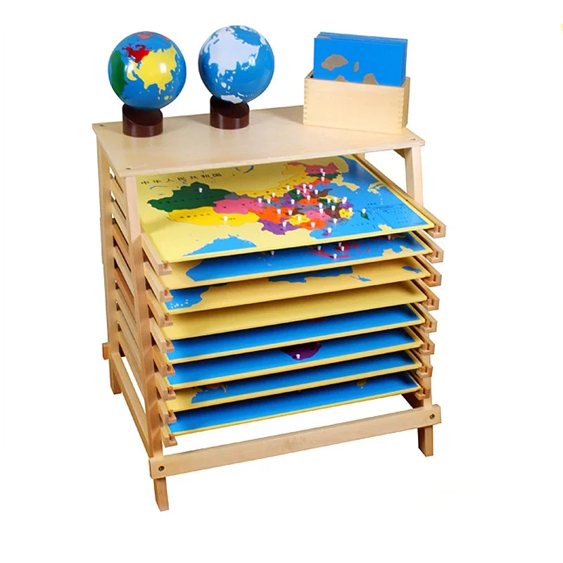 -Brinquedos de ensino educacio - Puzzle Map World avaliação e preço