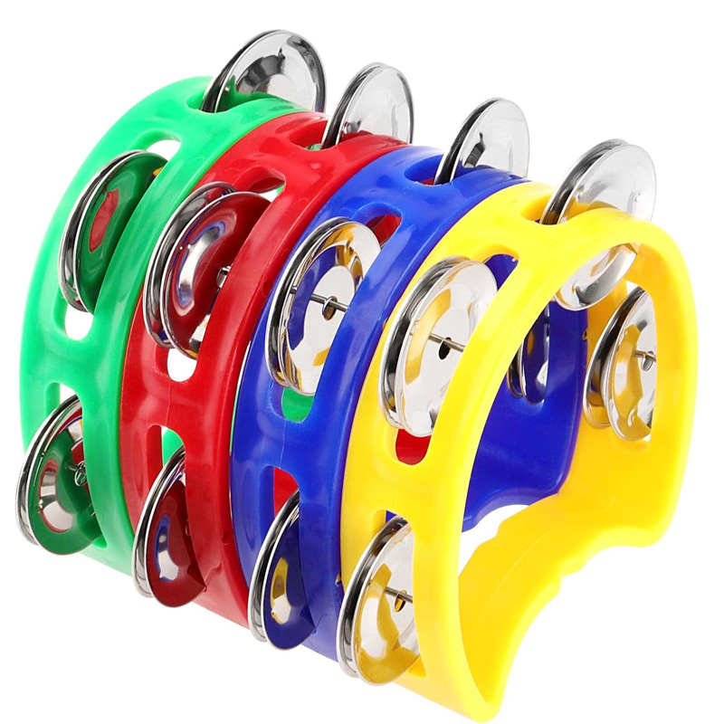 2 pçs plástico mão percussão p - Kids Education Bell avaliação e preço