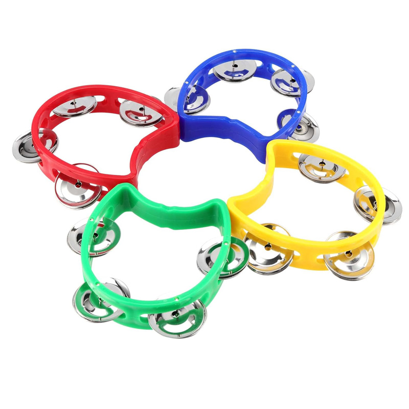 2 pçs plástico mão percussão p - Kids Education Bell avaliação e preço
