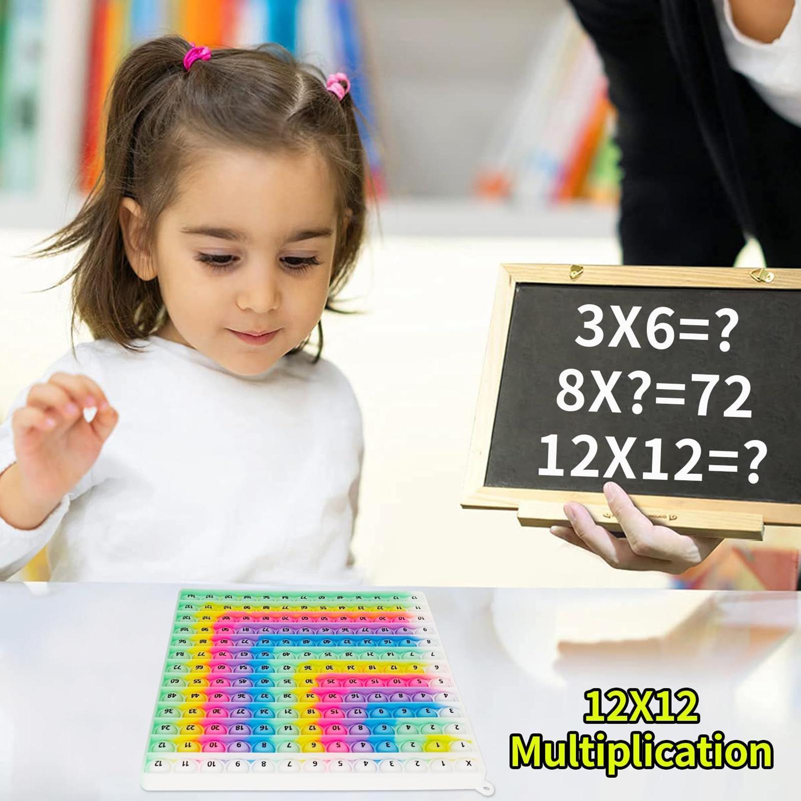 Arco-íris silicone multiplicaç - Kids Education Charts avaliação e preço