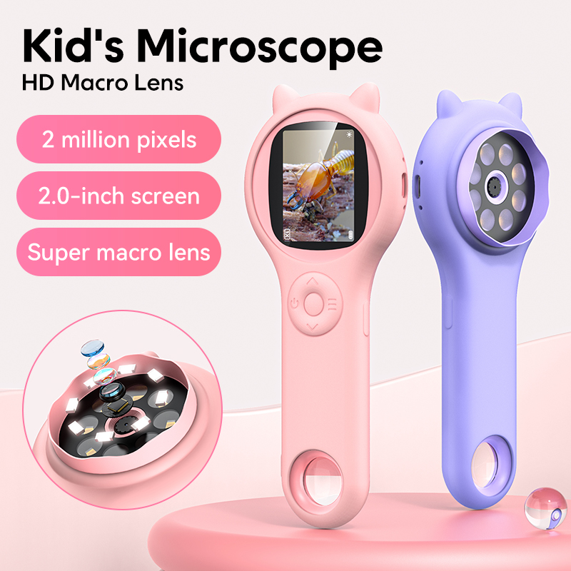 Mini microscópio óptico infant - Kids Education World avaliação e preço
