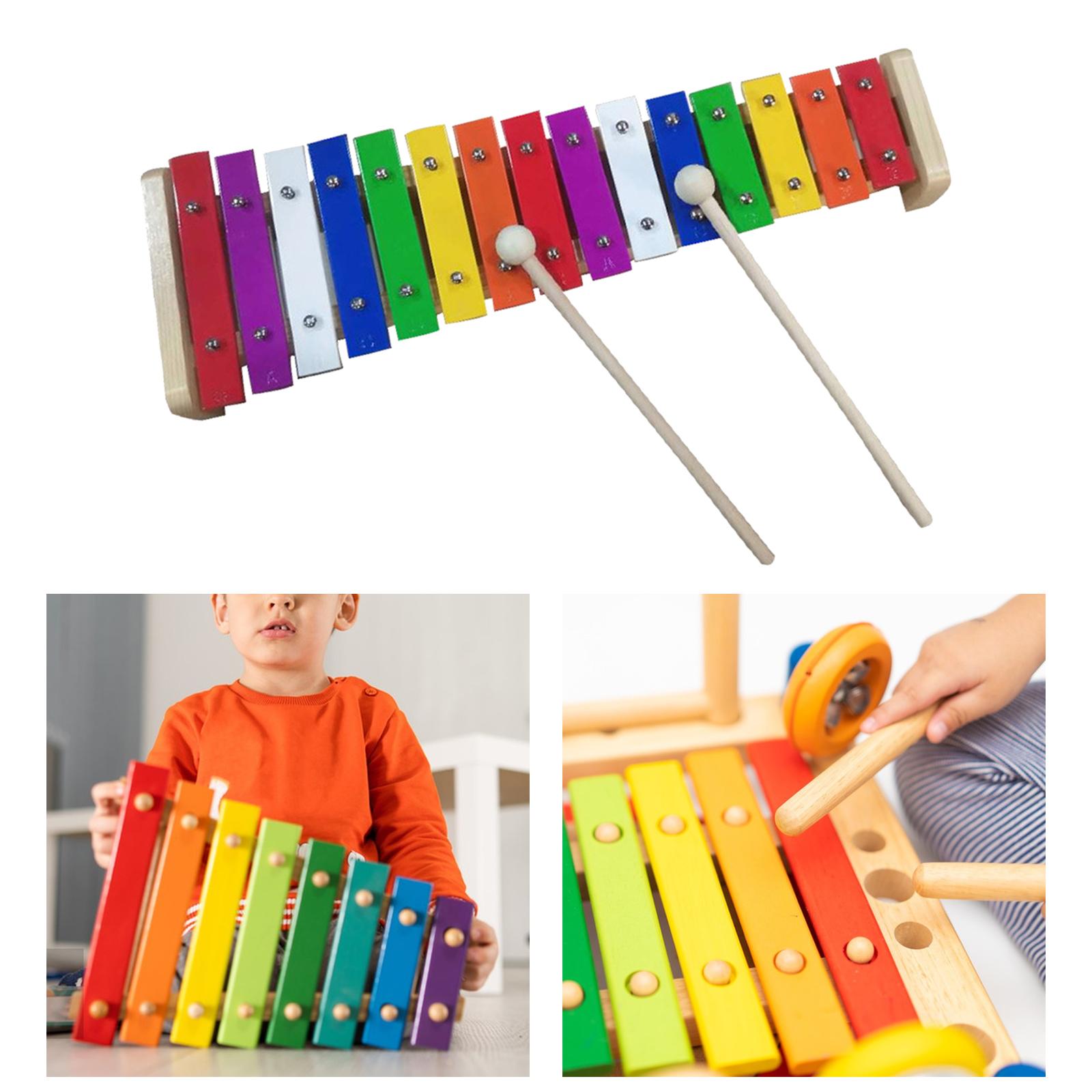 Xilofone de 15 Notas com Sino, - Kids Education Bell avaliação e preço