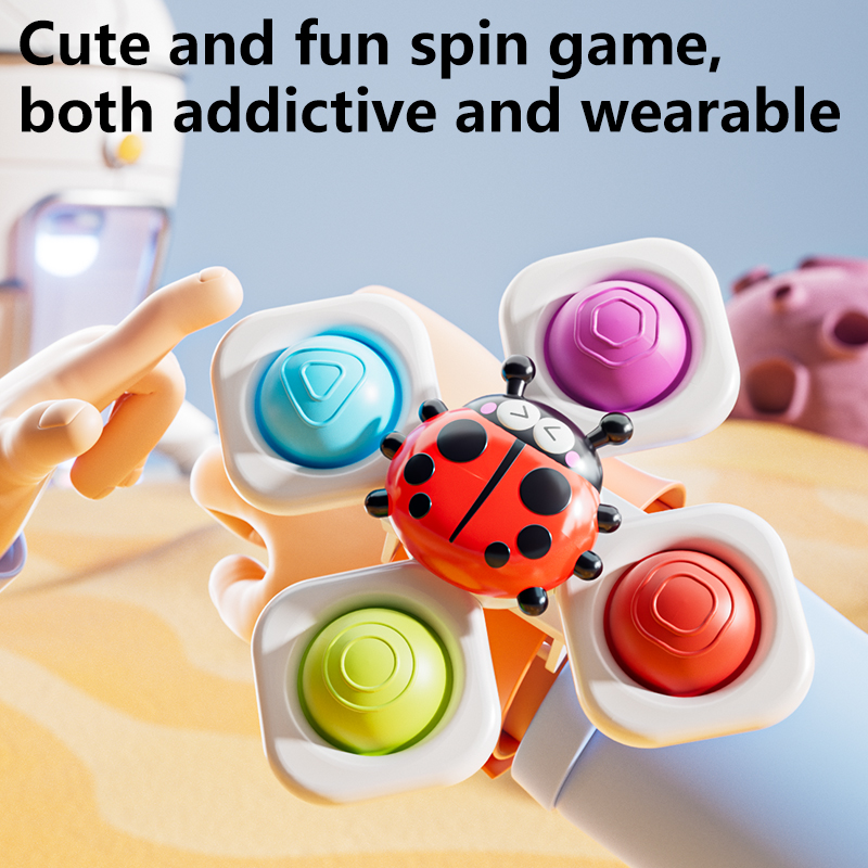 3 pçs/set ventosa girando topo - Kids Educational Watch avaliação e preço